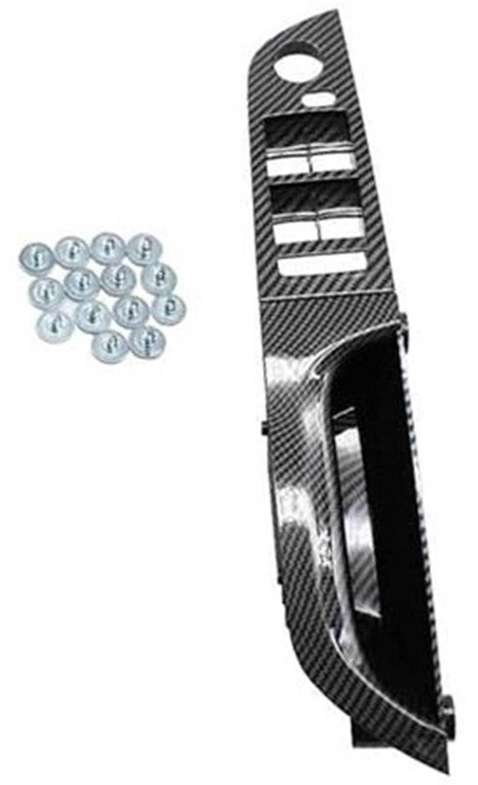 XYWOPO, for, 3er E90 E91 316 318 320 325 328i 2004 2005 2006 2007 2008 2009-2012 LHD RHD Innentür-Armlehnen-Zuggriff Auto-Innentürgriff(Black RHD Low Model Long) von XYWOPO