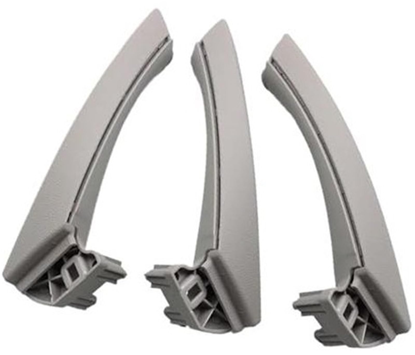 XYWOPO, for, 3er E90 E91 E92 316 318 320 325 328i 2004–2012, kompletter Satz LHD RHD Beifahrer-Innentürgriff-Abdeckungsverkleidung Auto-Innentürgriff(Black Lhd Set Grey) von XYWOPO
