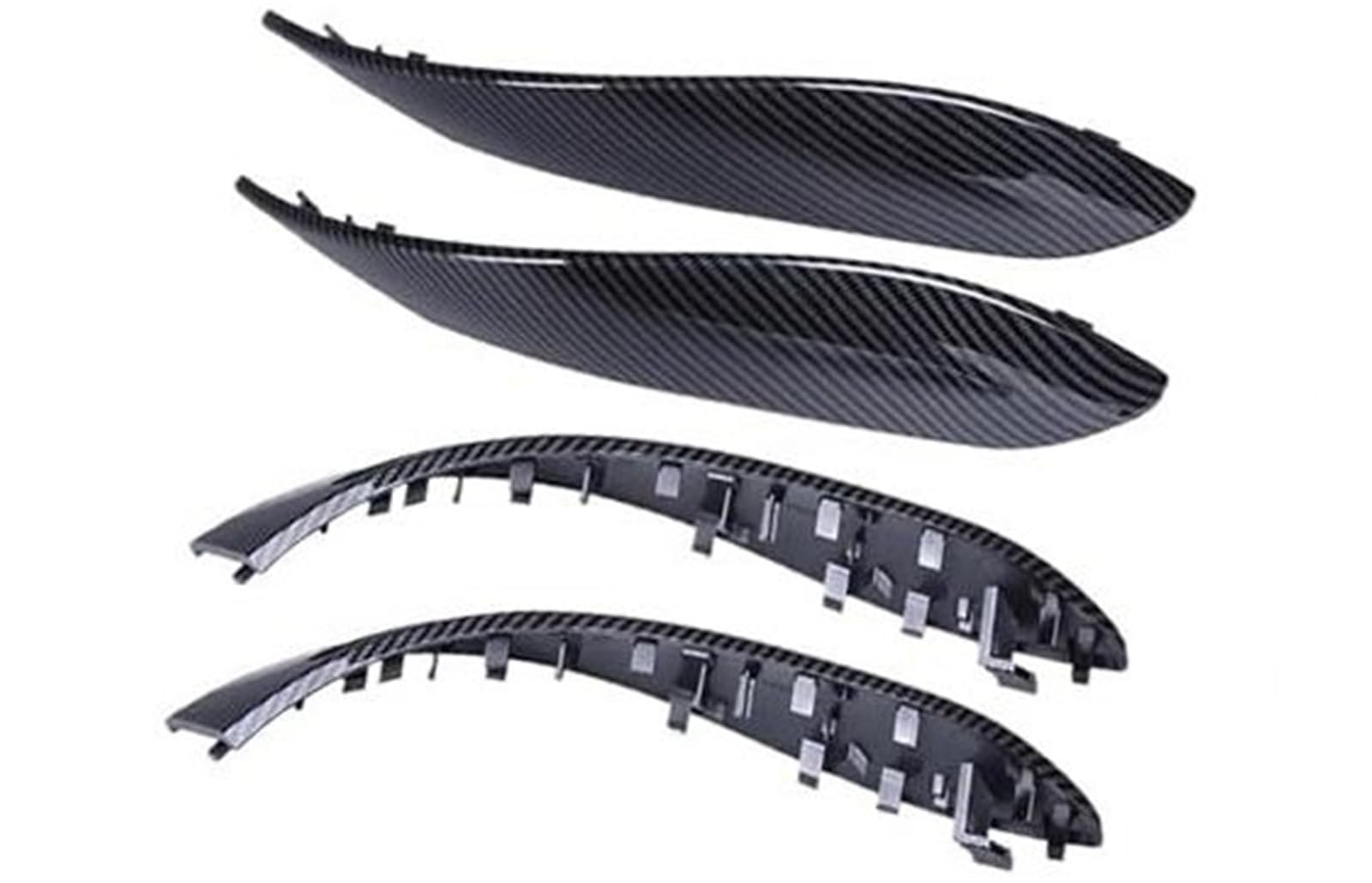 XYWOPO, for, F30 F32 F80 F31 F33 F34 F35 F36 3 4 3gt Serie 2012 2013 2014-2018 Autotürgriffabdeckungsverkleidung Ersetzen Sie den Außenrahmen Auto-Innentürgriff(Black 4 Pcs Carbon Pattern) von XYWOPO