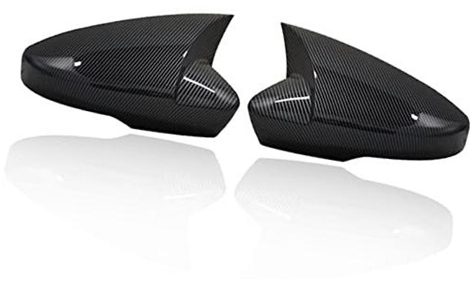 XYWOPO 1 Paar Auto-Rückspiegelabdeckungen, Außenspiegelkappen, for Skoda, for Octavia, Mk3 A7 5E 2014–2019, for VW, for T-ROC, T-Cross 2018–2021, Nivus Auto-Außenspiegelabdeckung(BLACK Carbon Fiber Lo XYWOPO 1 Paar Auto-Rückspiegelabdeckungen, Außenspiegelkappen, for Skoda, for Octavia, Mk3 A7 5E 2014–2019, for VW, for T-ROC, T-Cross 2018–2021, Nivus Auto-Außenspiegelabdeckung(BLACK Carbon Fiber Lo von XYWOPO