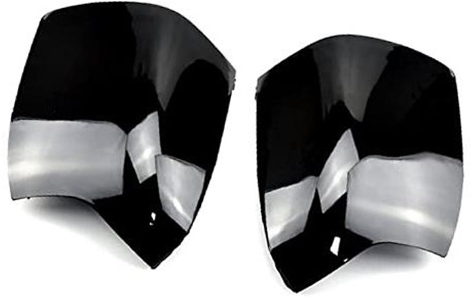 XYWOPO 1 Paar Auto-Rückspiegelabdeckungen, Rückspiegelabdeckung, for Ford, 2005–2008, for Focus, Auto-Ersatzteile Auto-Außenspiegelabdeckung(Black with Lights-1) von XYWOPO