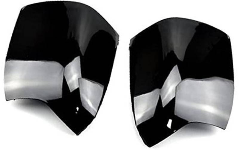 XYWOPO 1 Paar Auto-Rückspiegelabdeckungen, Rückspiegelabdeckung, for Ford, 2005–2008, for Focus, Auto-Ersatzteile Auto-Außenspiegelabdeckung(Black with Lights-1) von XYWOPO
