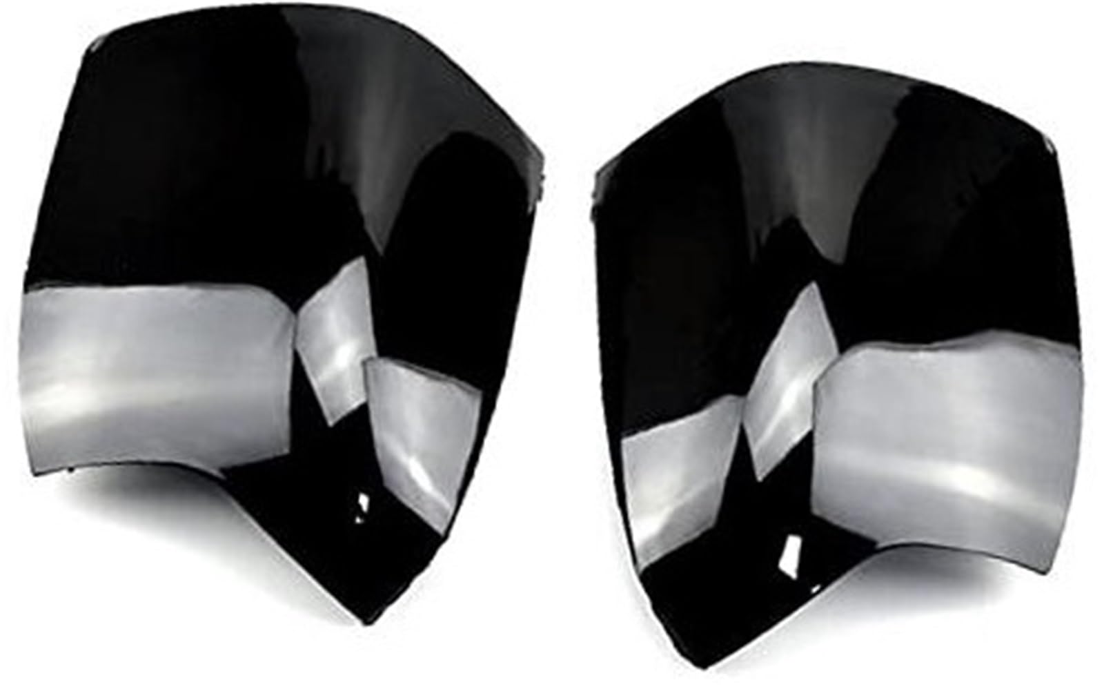 XYWOPO 1 Paar Auto-Rückspiegelabdeckungen, Rückspiegelabdeckung, for Ford, for Focus, 2005–2008, Auto-Ersatzteil-Zubehör Auto-Außenspiegelabdeckung(Black with Lights-1) von XYWOPO
