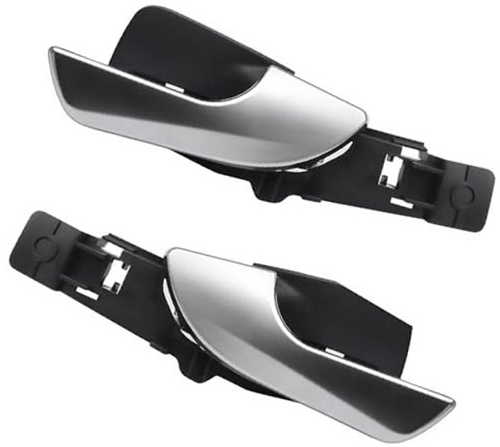 XYWOPO 156092167 156092165 for Alfa for Romeo for Giulietta 2010-2019 Vorne Links Rechts Auto Interne Griff Auto-Innentürgriff(Black Pair) von XYWOPO