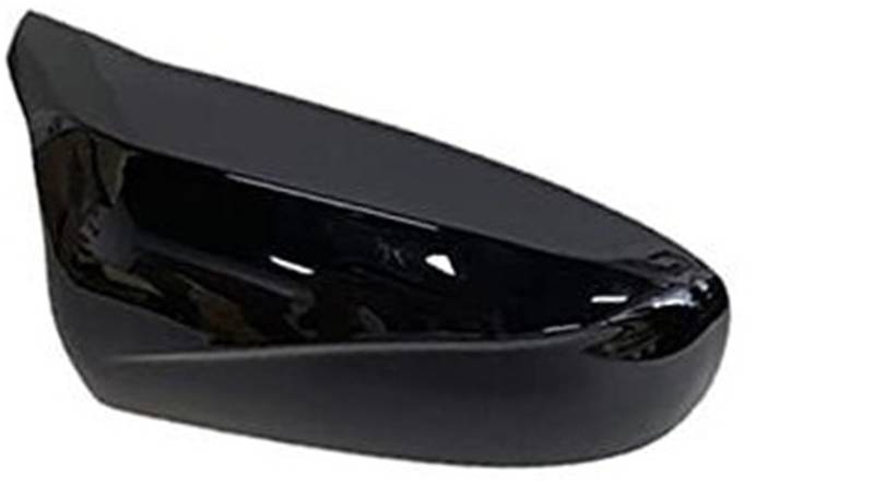 XYWOPO 2 Stück Seitenflügel-Rückspiegel, modifiziertes Auto-Styling, Leuchtend Schwarze Carbonfaser-Muster, Spiegelabdeckkappen, for, X5 E70 X6 E71 2008–2013 Auto-Außenspiegelabdeckung(Black 1PC Blac von XYWOPO