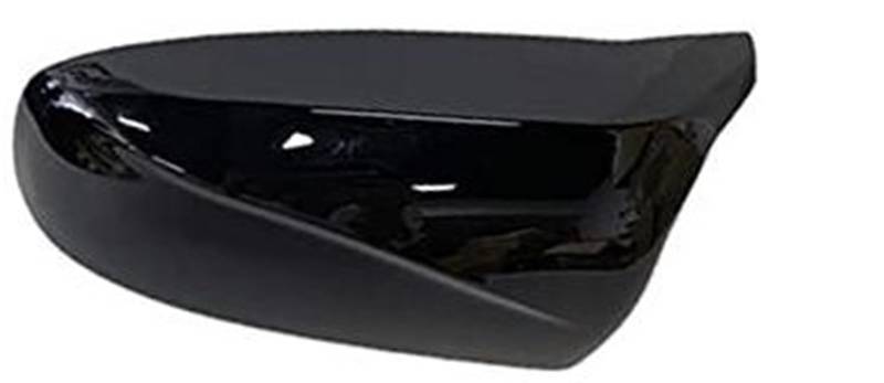 XYWOPO 2 Stück Seitenflügel-Rückspiegel, modifiziertes Auto-Styling, Leuchtend Schwarze Carbonfaser-Muster, Spiegelabdeckkappen, for, X5 E70 X6 E71 2008–2013 Auto-Außenspiegelabdeckung(Black 1PC Blac von XYWOPO