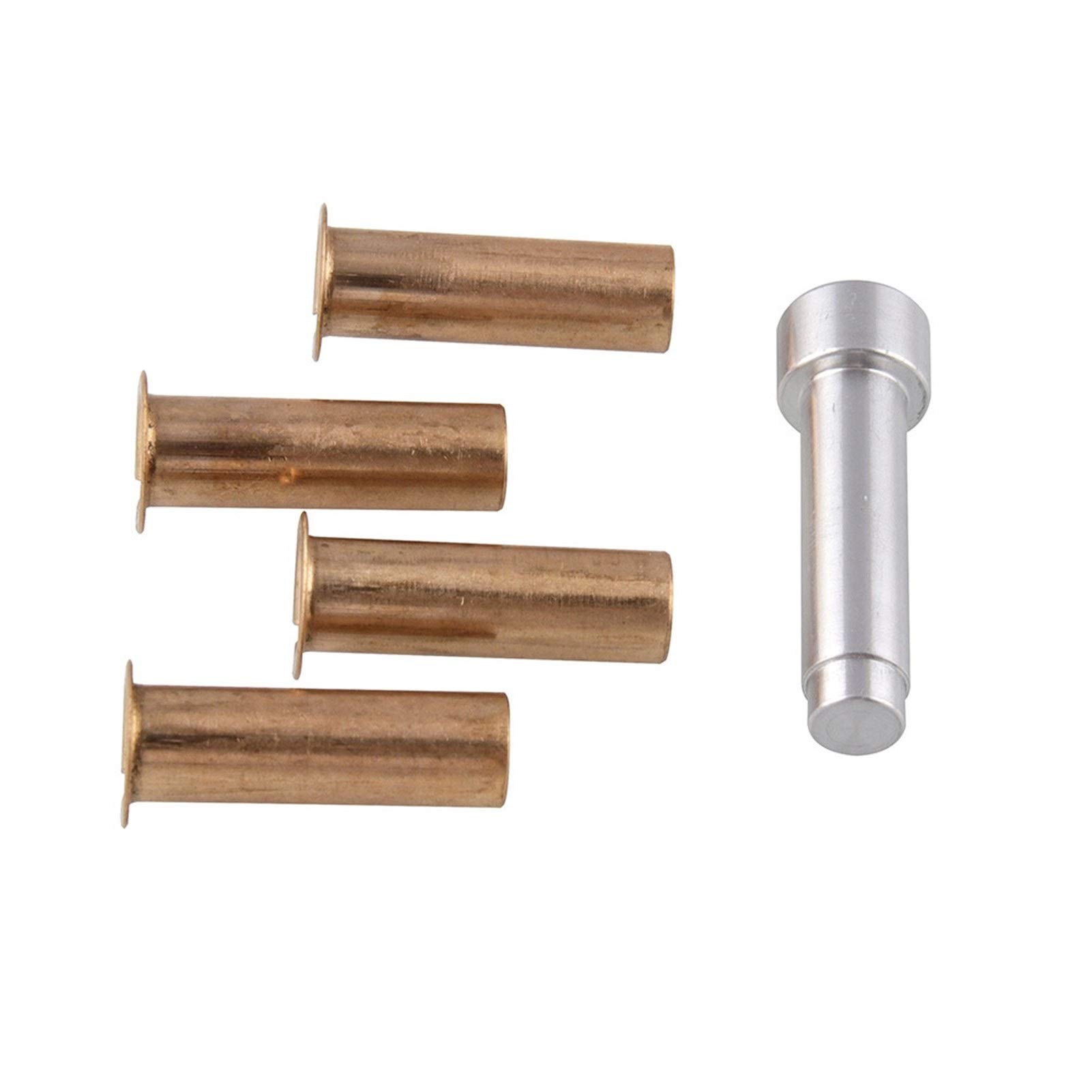 XYWOPO 4 Türscharniersatzeinsätze aus Messing, for Jeep, TJ 1999-2006 Autotürscharnierbuchsen for Ersetzen verschlissener Scharniere und Schließriegel Umbausatz für Autotürscharniere XYWOPO 4 Türscharniersatzeinsätze aus Messing, for Jeep, TJ 1999-2006 Autotürscharnierbuchsen for Ersetzen verschlissener Scharniere und Schließriegel Umbausatz für Autotürscharniere von XYWOPO