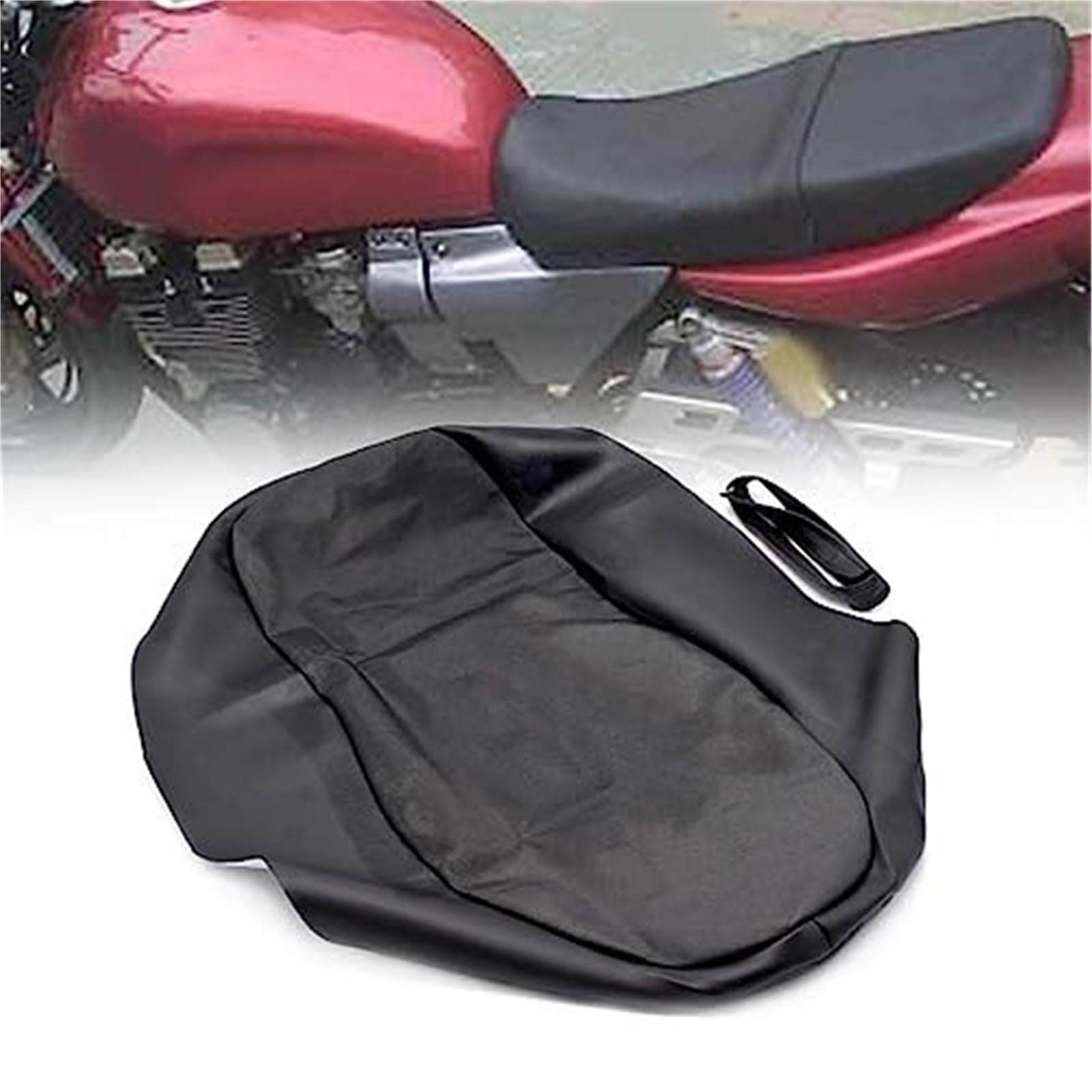 XYWOPO 400 Dickes PU-Leder-Motorrad, for Sitz, Bezug, Kissenschutz, wasserdichter Ersatz, for XJR400-Zubehör for alte Modelle Motorrad-Sitzbezug XYWOPO 400 Dickes PU-Leder-Motorrad, for Sitz, Bezug, Kissenschutz, wasserdichter Ersatz, for XJR400-Zubehör for alte Modelle Motorrad-Sitzbezug von XYWOPO