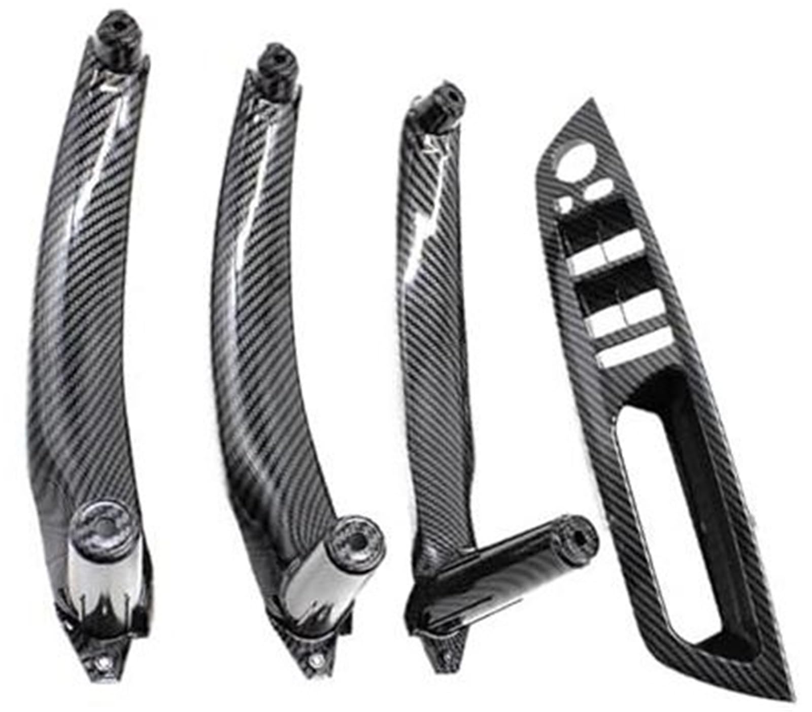 XYWOPO 51416975793 51416975794 LHD RHD, for, X5 X6 E70 E71 E72 2007–2013, Auto-Innentür-Zuggriff, innere Armlehnenverkleidung Auto-Innentürgriff(Black RHD Carbon Set) von XYWOPO