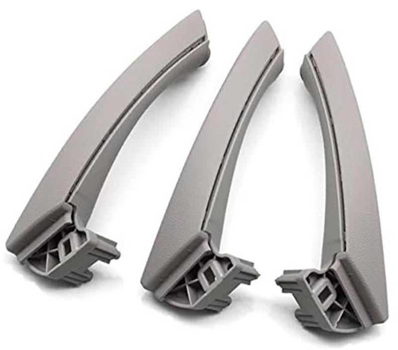 XYWOPO 6 Stück LHD RHD Passagier-Innentürgriff-Abdeckungsverkleidung, for, 3er-Serie E90 E91 E92 316 318 320 325 328i 2004–2012 Auto-Innentürgriff(Gray) von XYWOPO