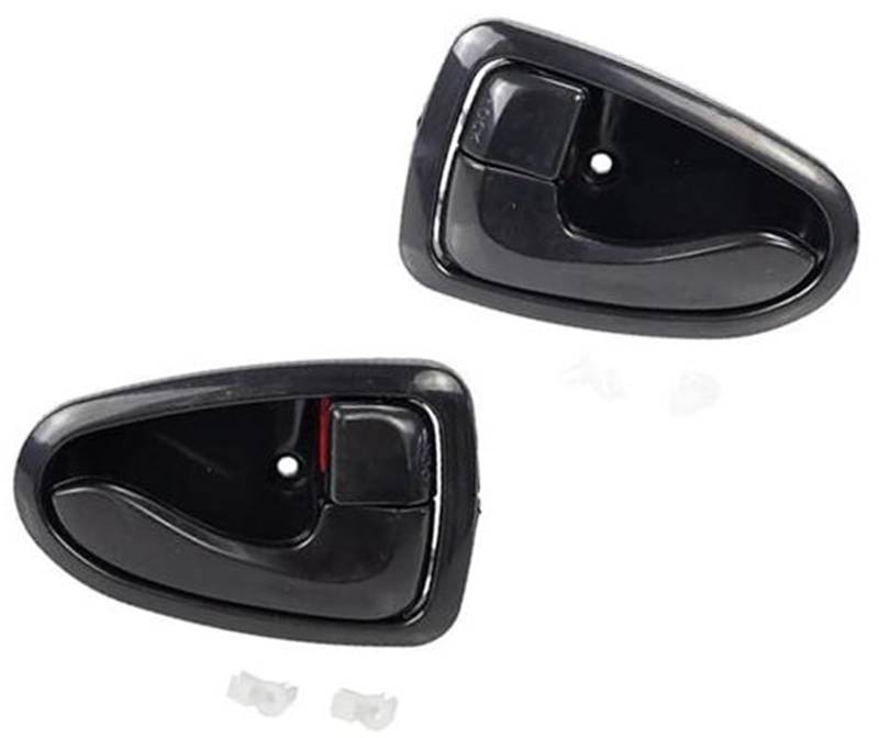 XYWOPO 8262025000, for Hyundai, for Accent for Verna 2000 2001 2002 2003 2004 2005 2006 Auto-Innentürgriff Auto-Innentürgriff(Black 1 Pair Black) von XYWOPO