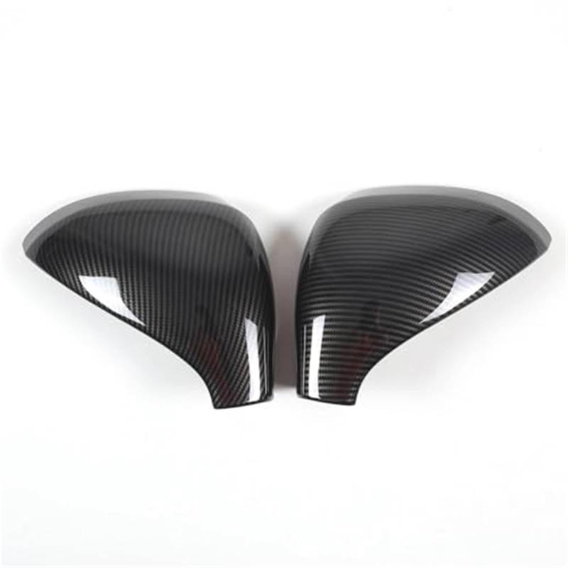 XYWOPO ABS Carbon Fiber Texture Auto Seitentür Rückspiegel Abdeckung for 2006-2014, for Peugeot, 207 308 Auto Zubehör Ersatz Abdeckungen Auto-Außenspiegelabdeckung von XYWOPO