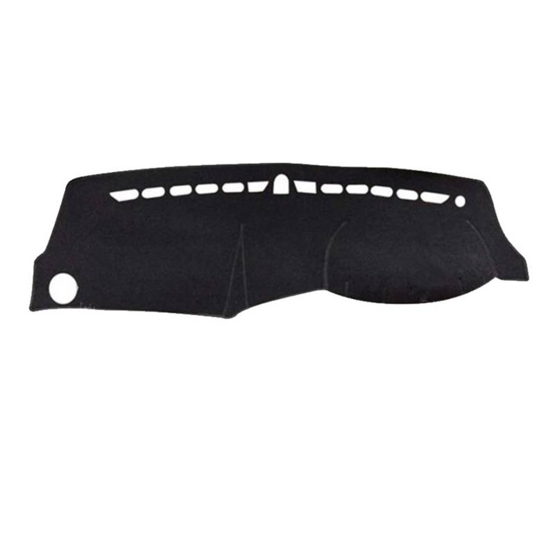 XYWOPO Auto Armaturenbrett Abdeckung Dashmat Teppich Dash Matte 2 Schichten Cape Sonnenschutz, for SsangYong, ActYon Kyron 2006-2014 Auto-Armaturenbrettmatte(RHD Black) von XYWOPO