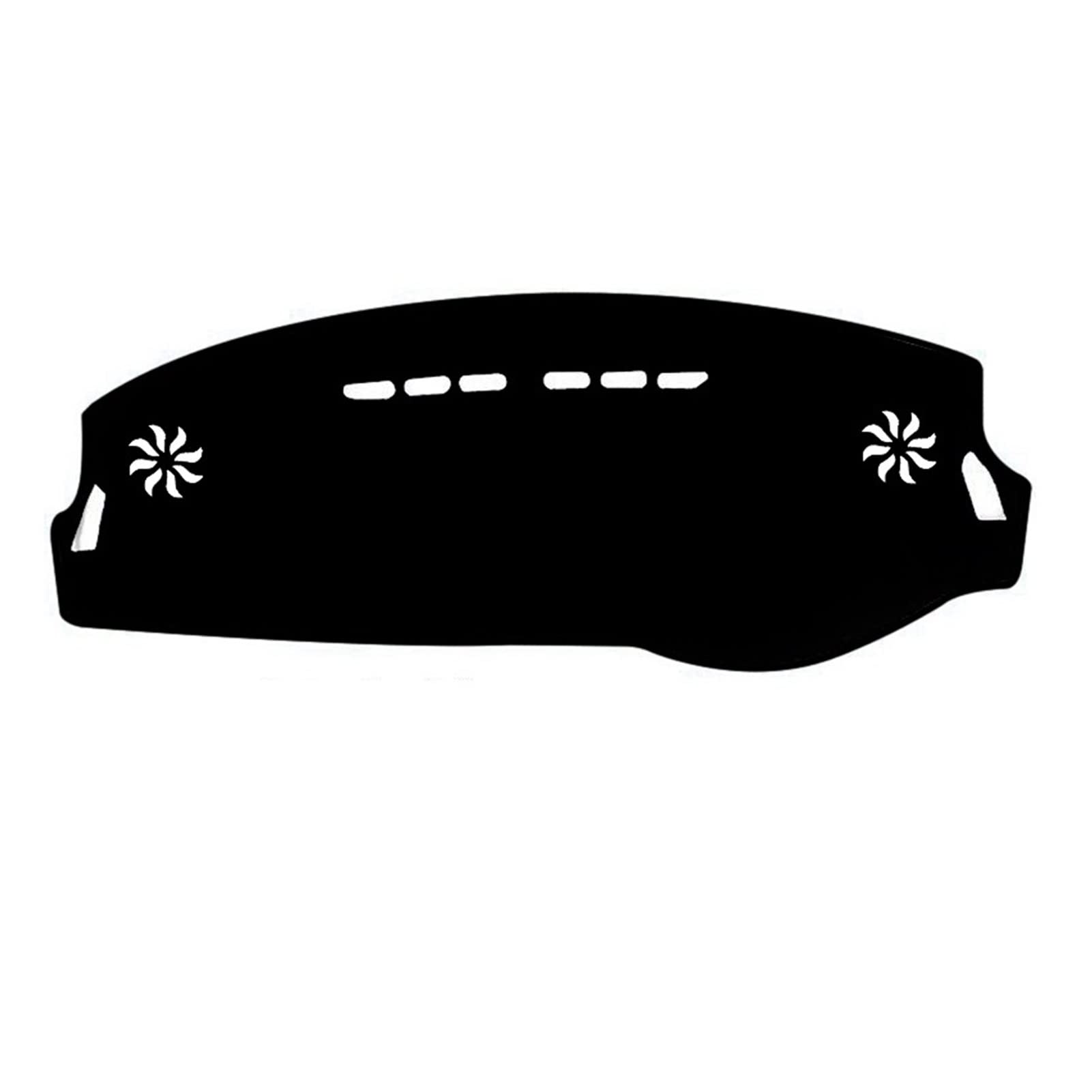XYWOPO Auto Auto Dashboard Abdeckung Dash Matte Teppich Cape Anti-Sonne Sonnenschutz Dashmat, for Citroen, C-Elysee 2014 2015 2016 2017 2018 2019 Auto-Armaturenbrettmatte(Black RHD) von XYWOPO