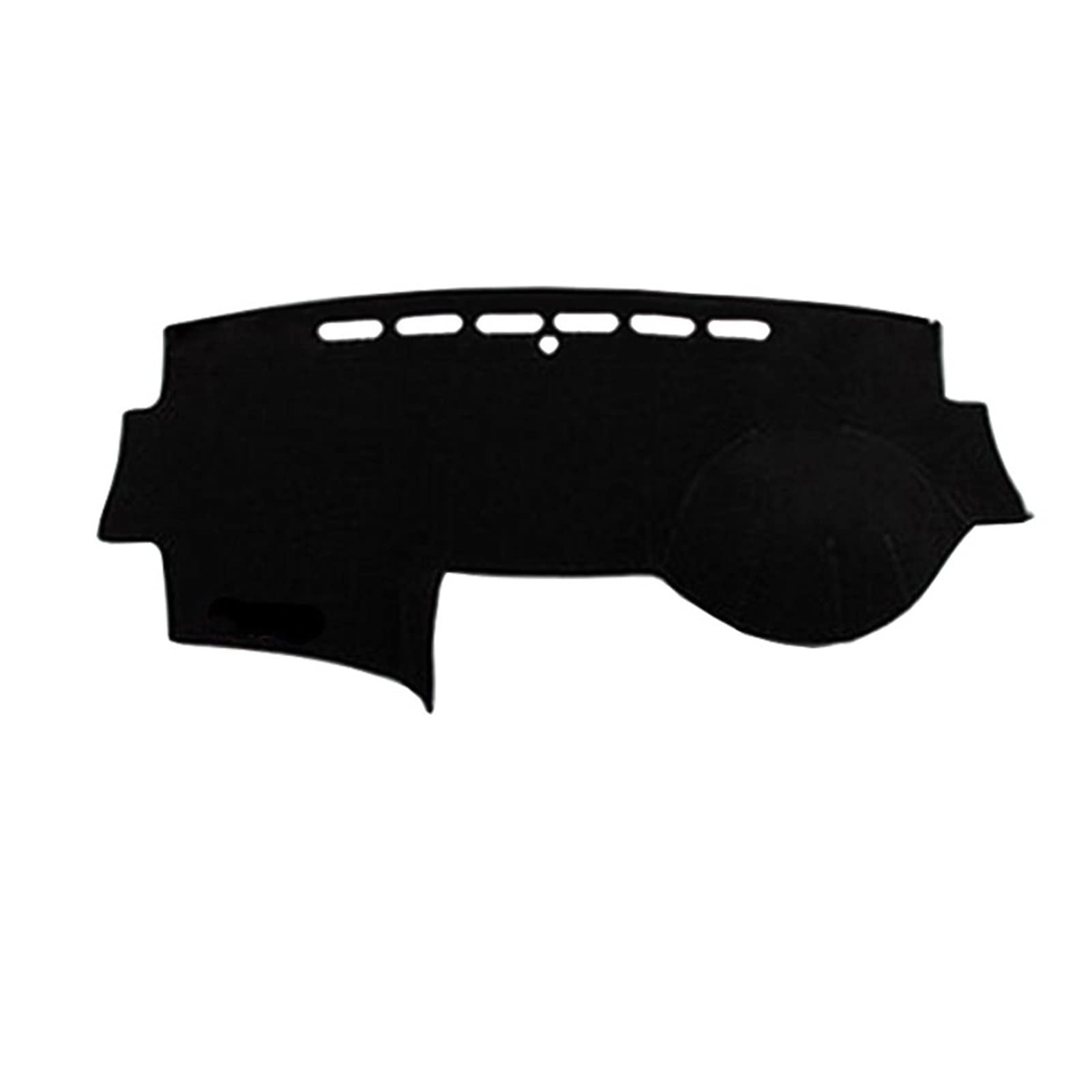 XYWOPO Auto-Innenarmaturenbrett-Abdeckung, Auto-Armaturenbrett-Matte, Teppich, Sonnenschutz, Armaturenbrett-Teppich, Kissen, for Accord, 7. Generation 2003–2007 Auto-Armaturenbrettmatte(Black RHD) von XYWOPO