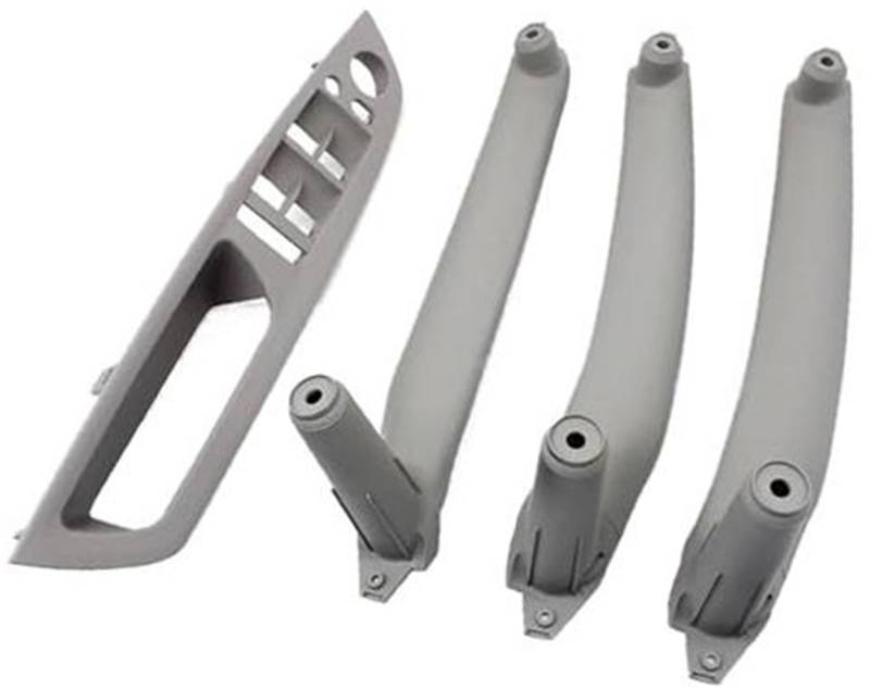 XYWOPO Auto-Innentür-Zuggriff, innere Armlehnen-Panel-Abdeckung LHD RHD, for, X5 X6 E70 E71 E72 2007 2008–2013 51416975791 51416975796 Auto-Innentürgriff(Black Lhd Grey Set) von XYWOPO