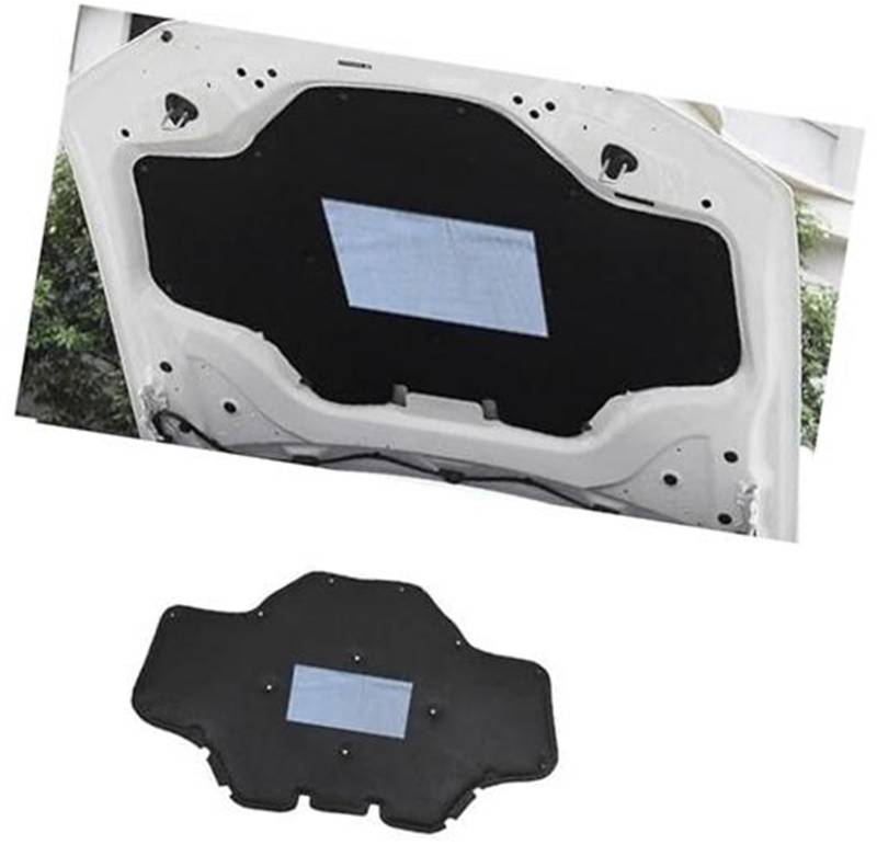 XYWOPO Auto Motorhaube Schalldämmung Wärmedämmung Baumwolle Schallschutzabdeckung, for, X3 G01 X4 G02 2018 2019 2020 2021 2022 Motor-Hitzeschild(Black 2) von XYWOPO