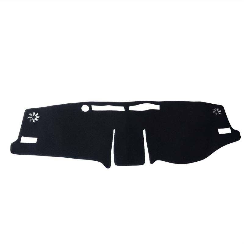XYWOPO Auto-schwarzes Polyester-Rechtslenker-Anti-Rutsch-Armaturenbrett-Abdeckung, Armaturenbrett-Matte, Sonnenschutz-Pad, for Toyota, for RAV4, 2019 2020 Auto-Armaturenbrettmatte von XYWOPO
