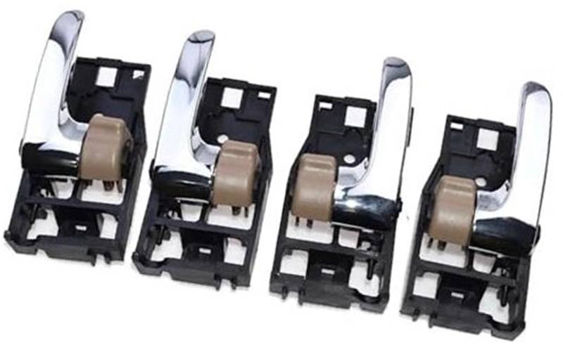 XYWOPO Autoinnenraum Innentürgriff vorne hinten Links rechts, for Toyota, for Sequoia 2001-2007, for Tundra, 4.0L 4.7L 2004-2006 for Avalon 3.0L 2000-2004 Auto-Innentürgriff(Black Chrome) von XYWOPO