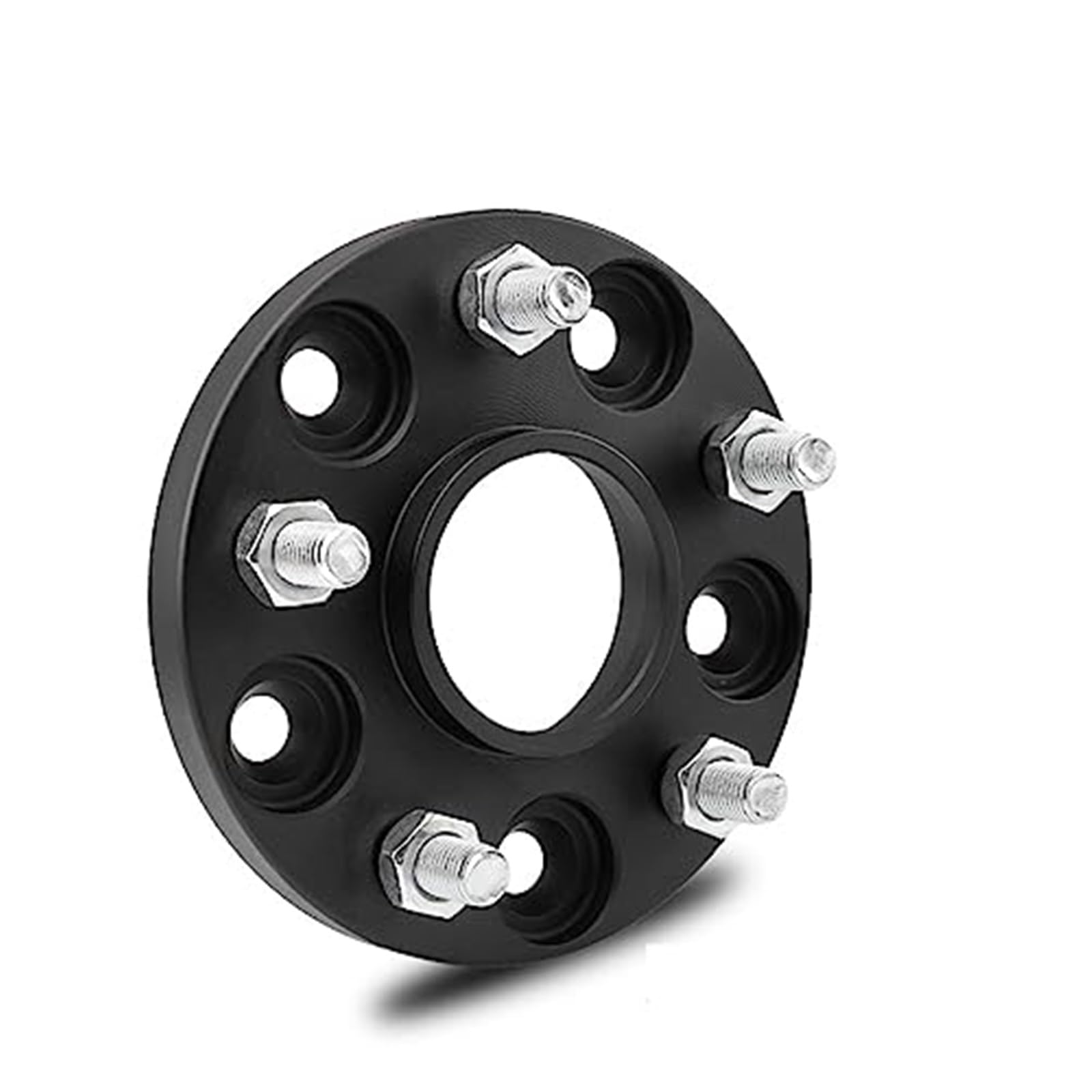 XYWOPO Autoraddichtung 1 STK, geschmiedete Spurverbreiterungen aus Aluminiumlegierung 5 x 127 CB 71,5 mm, for Jeep, Commander, Gladiator, Grand Cherokee, Wrangler Auto-Radverbreiterungen(Black) von XYWOPO