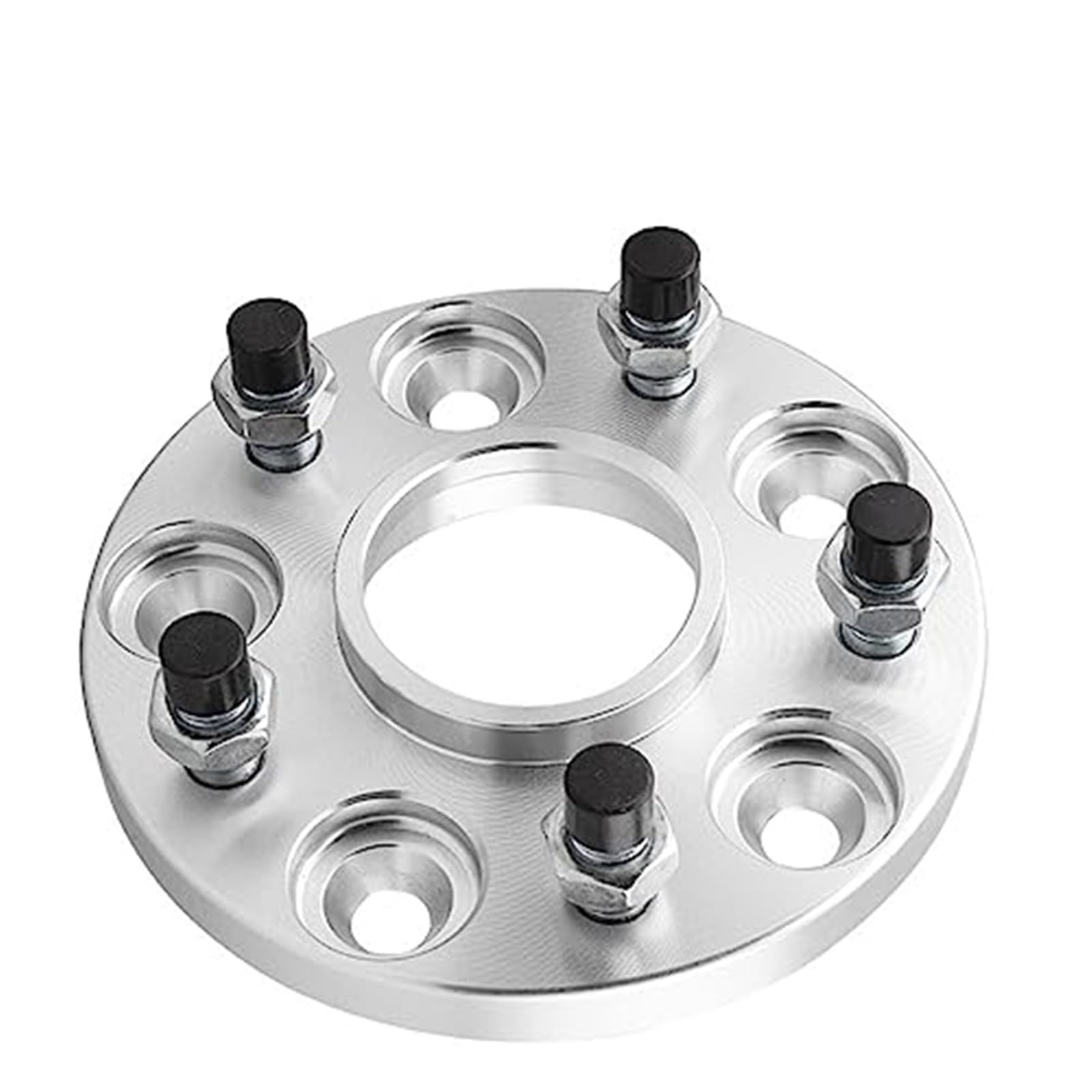 XYWOPO Autoraddichtung 1 STK, geschmiedete Spurverbreiterungen aus Aluminiumlegierung 5 x 127 CB 71,5 mm, for Jeep, Commander, Gladiator, Grand Cherokee, Wrangler Auto-Radverbreiterungen(Silver) von XYWOPO