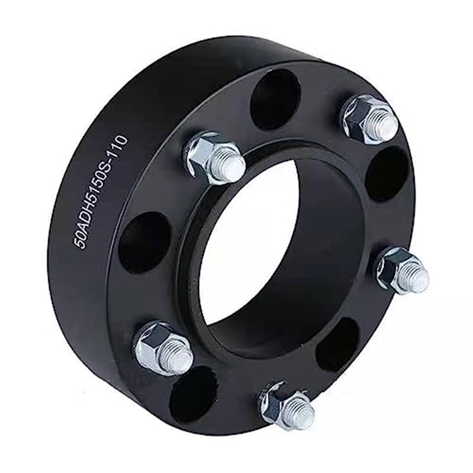 XYWOPO Autoraddichtung 1 Stück, for Land Cruiser, Spurverbreiterungen, Auto-Verbreiterungssatz 5x150 Hubcentric 110 Aluminiumadapter 25-50 mm Spurverbreiterungen Auto-Radverbreiterungen(Black 25mm) von XYWOPO