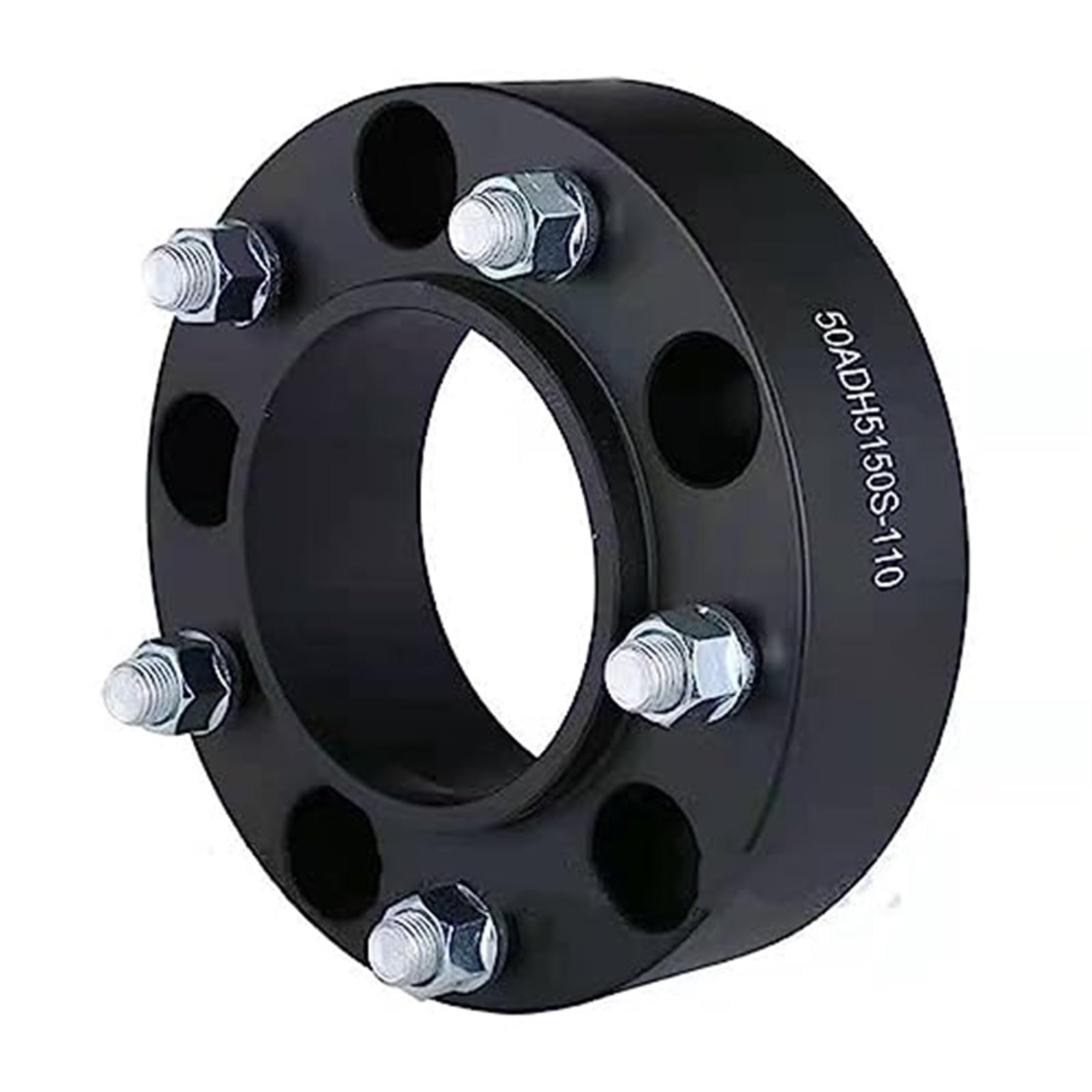 XYWOPO Autoraddichtung 1 Stück, for Lexus, for LX57 Spurverbreiterungen Auto-Verbreiterungssatz 5x150 Hubcentric 110 Aluminiumadapter 25-50 mm Spurverbreiterungen Auto-Radverbreiterungen(Black 25mm) von XYWOPO
