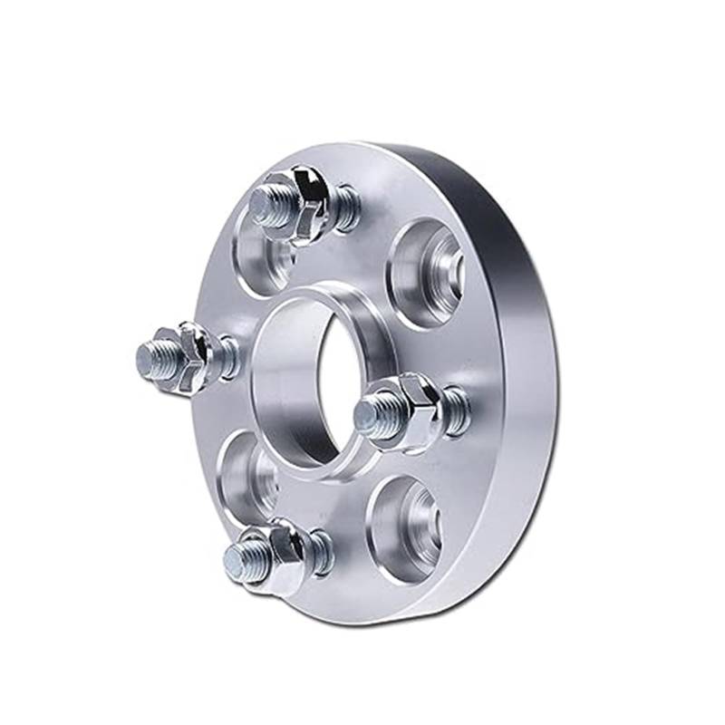 XYWOPO Autoraddichtung 2 Stück (1 Paar), for MINI, Spurverbreiterung Adapter PCD 4x100 CB 56,1mm, geschmiedete Spurverbreiterungen aus Aluminiumlegierung Auto-Radverbreiterungen(Silver) von XYWOPO