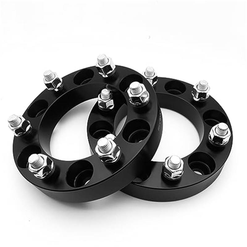 XYWOPO Autoraddichtung 2 Stück Sechsloch, geschmiedete Aluminium-Spurverbreiterungen 6x139,7 CB 108 mm Flanschadapter, for Nissan, Spurverbreiterungen Auto-Radverbreiterungen von XYWOPO