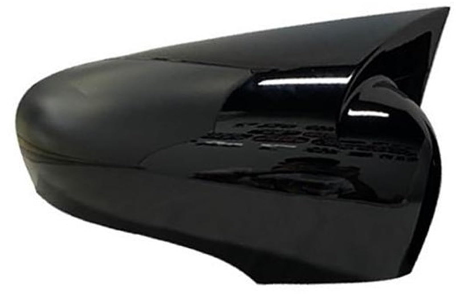 XYWOPO Autotür-Seitenrückspiegelabdeckung, for Renault, Clio 4 MK4 Seitenspiegelkappen-Aufkleberverkleidung Auto-Außenspiegelabdeckung(Black 1pc Black Left) von XYWOPO