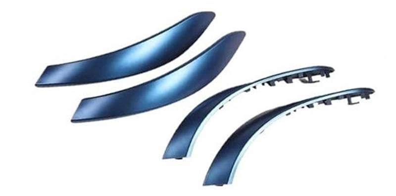 XYWOPO Autotürgriffabdeckungsverkleidung Ersetzen Sie den Außenrahmen, for, F30 F32 F80 F31 F33 F34 F35 F36 3 4 3gt Serie 2012 2013 2014–2018 Auto-Innentürgriff(Black 4 Pcs Blue) von XYWOPO