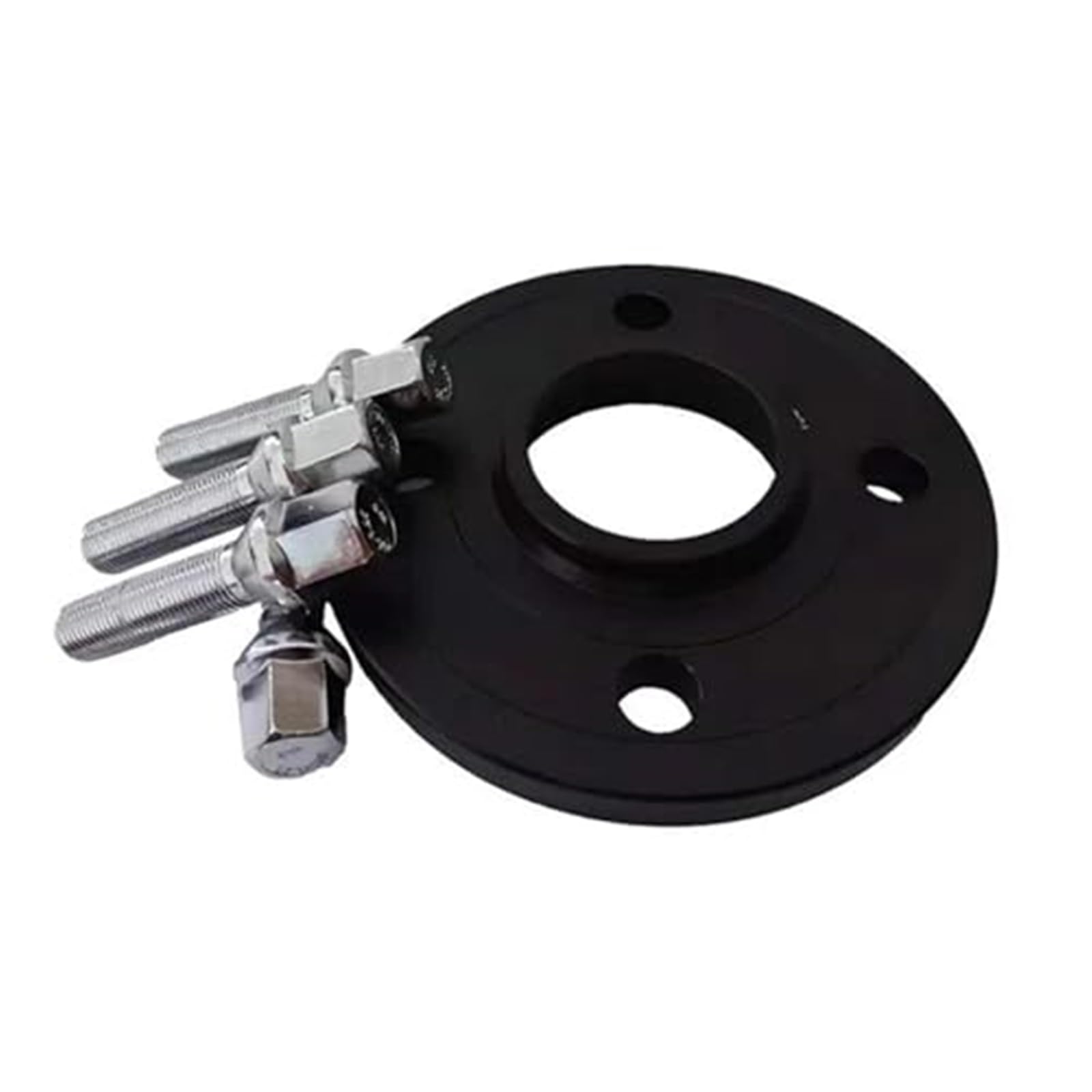 XYWOPO Distanzscheiben Spurverbreiterungen Verbreiterung Set 4x100 CB:57.1 Aluminium Radadapter 4 Loch Auto, for Style Bolzen M12x1.5 Unterlegscheiben Platte Auto-Radverbreiterungen(Black 15mm) von XYWOPO
