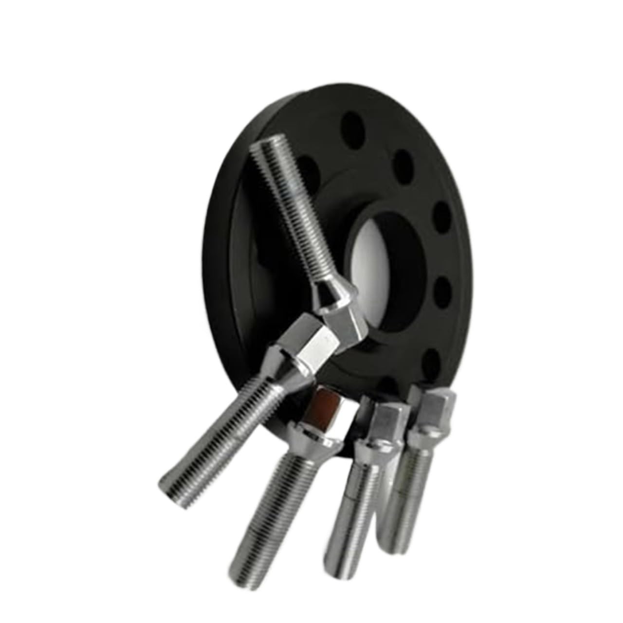 XYWOPO Distanzstücke, Spurverbreiterungen, Verbreiterungssatz, 5 x 112, Nabenzentrierung, 66,6, Aluminium-Radadapter, passend for Auto-Trennscheiben, Platte Auto-Radverbreiterungen(Black 25mm) von XYWOPO