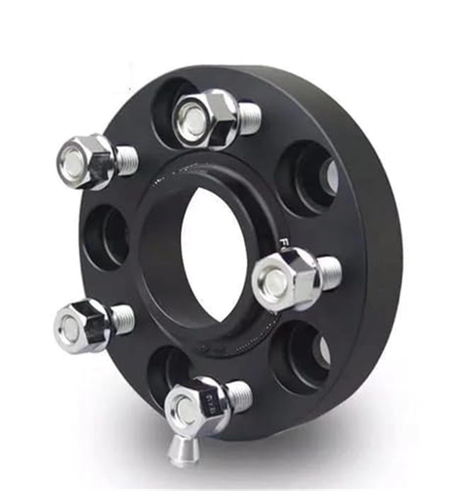XYWOPO Distanzstücke, Spurverbreiterungen 5x114,3 Hubcentric 70,5 15 mm 20 mm 25 mm Aluminium-Radabstandshalteradapter, for Mustang, Unterlegscheibenplatte Auto-Radverbreiterungen(Black 15mm) von XYWOPO