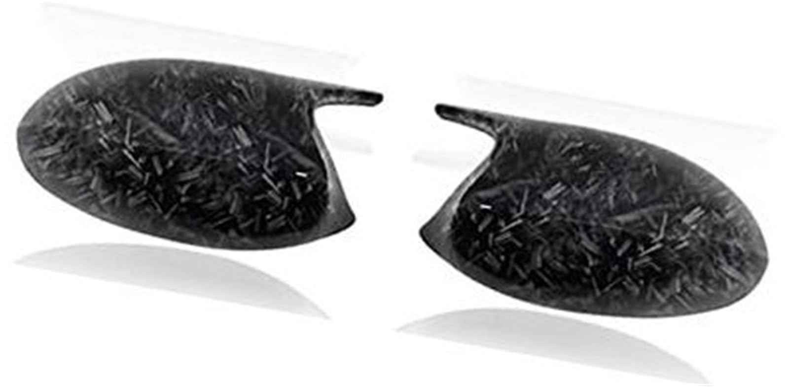 XYWOPO Ersatz-Rückseitenspiegel-Abdeckungskappe, for, E90 E91 E92 E93 E81 E87 E82 E88 3 1 Series M Zubehör Carbon Fiber Gloss Auto-Außenspiegelabdeckung(Black Forged Carbon Look) von XYWOPO