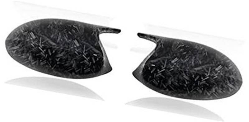 XYWOPO Ersatz-Rückseitenspiegel-Abdeckungskappe, for, E90 E91 E92 E93 E81 E87 E82 E88 3 1 Series M Zubehör Carbon Fiber Gloss Auto-Außenspiegelabdeckung(Black Forged Carbon Look) von XYWOPO