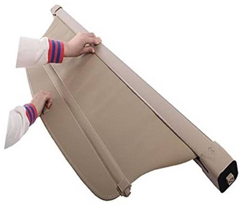 XYWOPO Hintere Gepäckraumabdeckung, Sichtschutz, for Mitsubishi, for Outlander 2016–2019, Aluminium + Leinwand, Schutzschild, Sonnenschutz, Zubehör Kofferraum-Organizer von XYWOPO