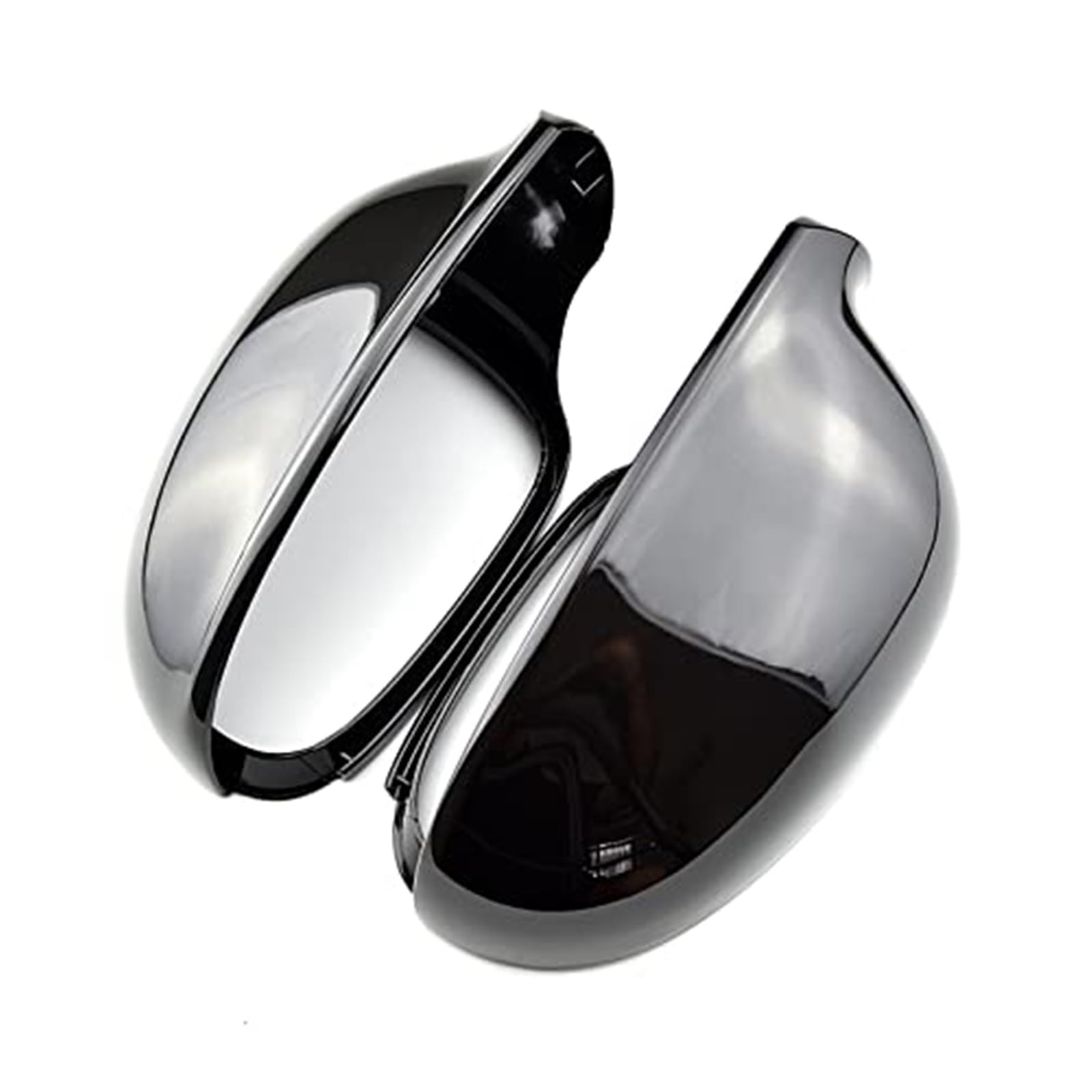 XYWOPO Kohlefaser-Auto-Seitenspiegelabdeckungen, for VW, for Golf, 5 R32 GTI Standard 2006–2009, Rückspiegelabdeckungen, Kappen, Schalengehäuse, Ersatz-Ersatzabdeckungen Auto-Außenspiegelabdeckung(BLA XYWOPO Kohlefaser-Auto-Seitenspiegelabdeckungen, for VW, for Golf, 5 R32 GTI Standard 2006–2009, Rückspiegelabdeckungen, Kappen, Schalengehäuse, Ersatz-Ersatzabdeckungen Auto-Außenspiegelabdeckung(BLA von XYWOPO