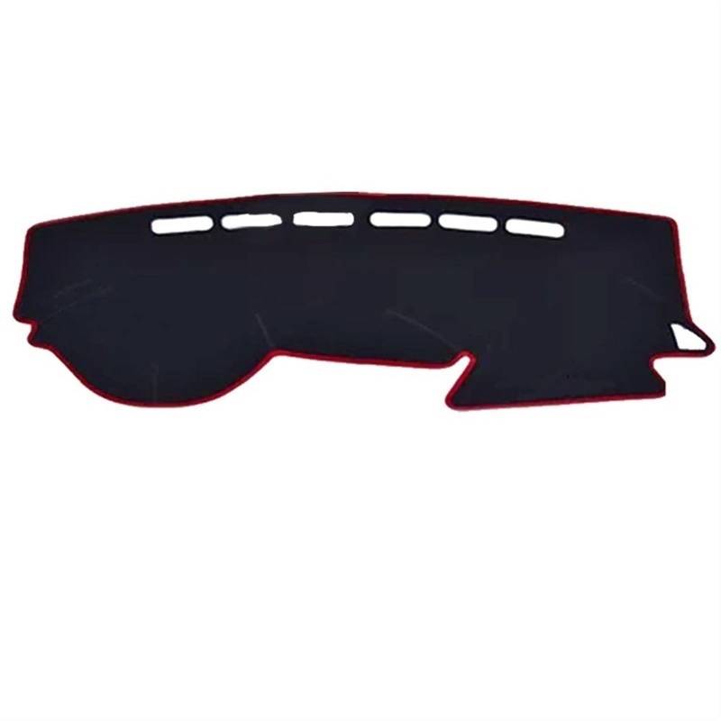 XYWOPO LHD Auto Armaturenbrett Abdeckung Dash Mat DashMat Silikon rutschfeste Sonnenschutz Armaturenbrett, for Kia, Rio 3 2012 2013 2014 2015 2016 2017 Auto-Armaturenbrettmatte(Black) von XYWOPO