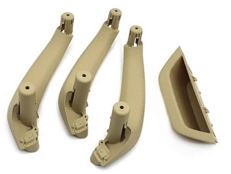 XYWOPO LHD RHD Auto-Beifahrertür-Innengriffabdeckung, Türarmlehnenverkleidung, innere Zuggriffverkleidung, for, X3 X4 F25 F26 2010 2011–2016 Auto-Innentürgriff(Black RHD-beige) von XYWOPO