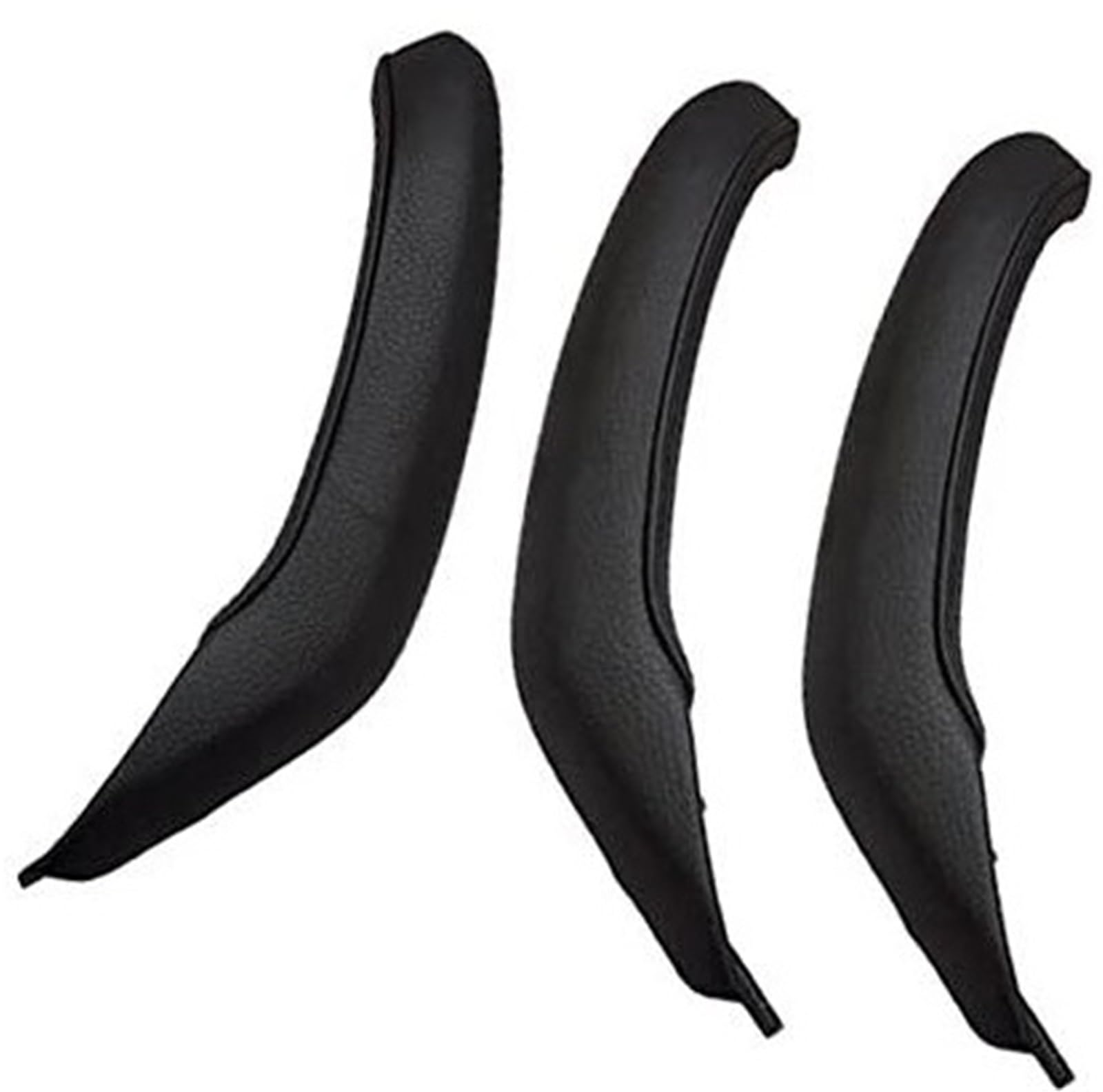 XYWOPO LHD RHD Auto-Innenraum-Beifahrertür Links rechts Zuggriff Leder-Außenverkleidung, for, X3 X4 F25 F26 2010–2016 Auto-Innentürgriff(Black Lhd Black Set) von XYWOPO