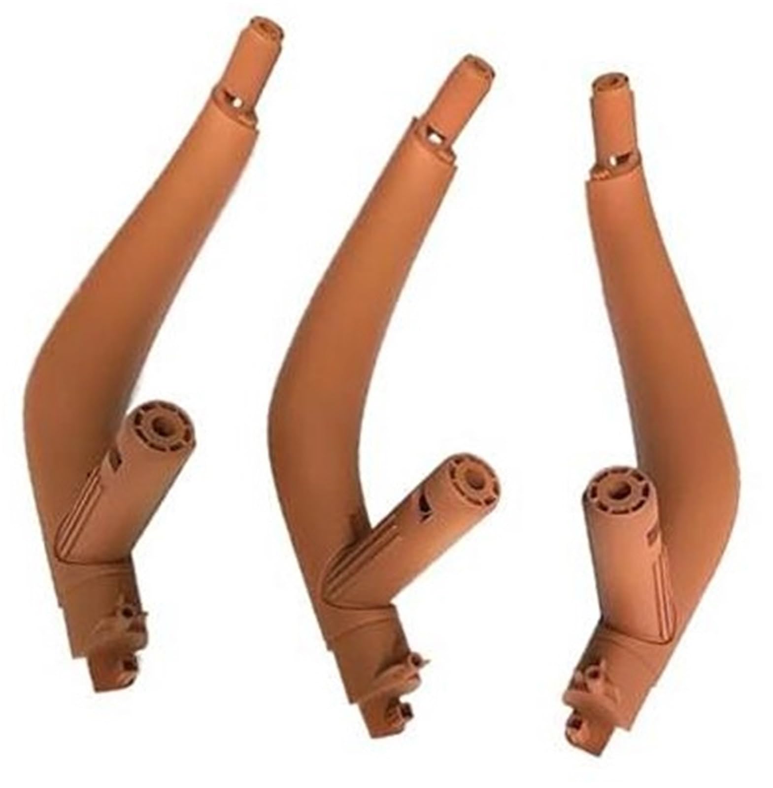 XYWOPO LHD RHD Innenraum-Beifahrertürgriff-Abdeckungsverkleidung, for, X5 F15 2014 2015 2016 2017 2018 Auto-Innentürgriff(Black RHD Set Cognac) von XYWOPO