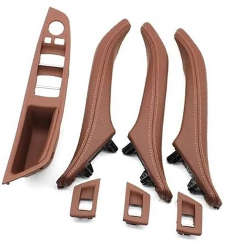 XYWOPO LHD RHD Innentürgriff-Set, for, 5er F10 F11 F18 520 523 525 528 530 535 2010 2011–2017 51417225873 51417359283 Auto-Innentürgriff(Black Lhd Red Brown Set) von XYWOPO