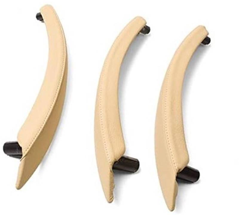 XYWOPO LHD RHD Links rechts Innen-Beifahrertürgriff-Außenlederbezug-Set, for, X5 X6 E70 E71 2007–2013 Auto-Innentürgriff von XYWOPO