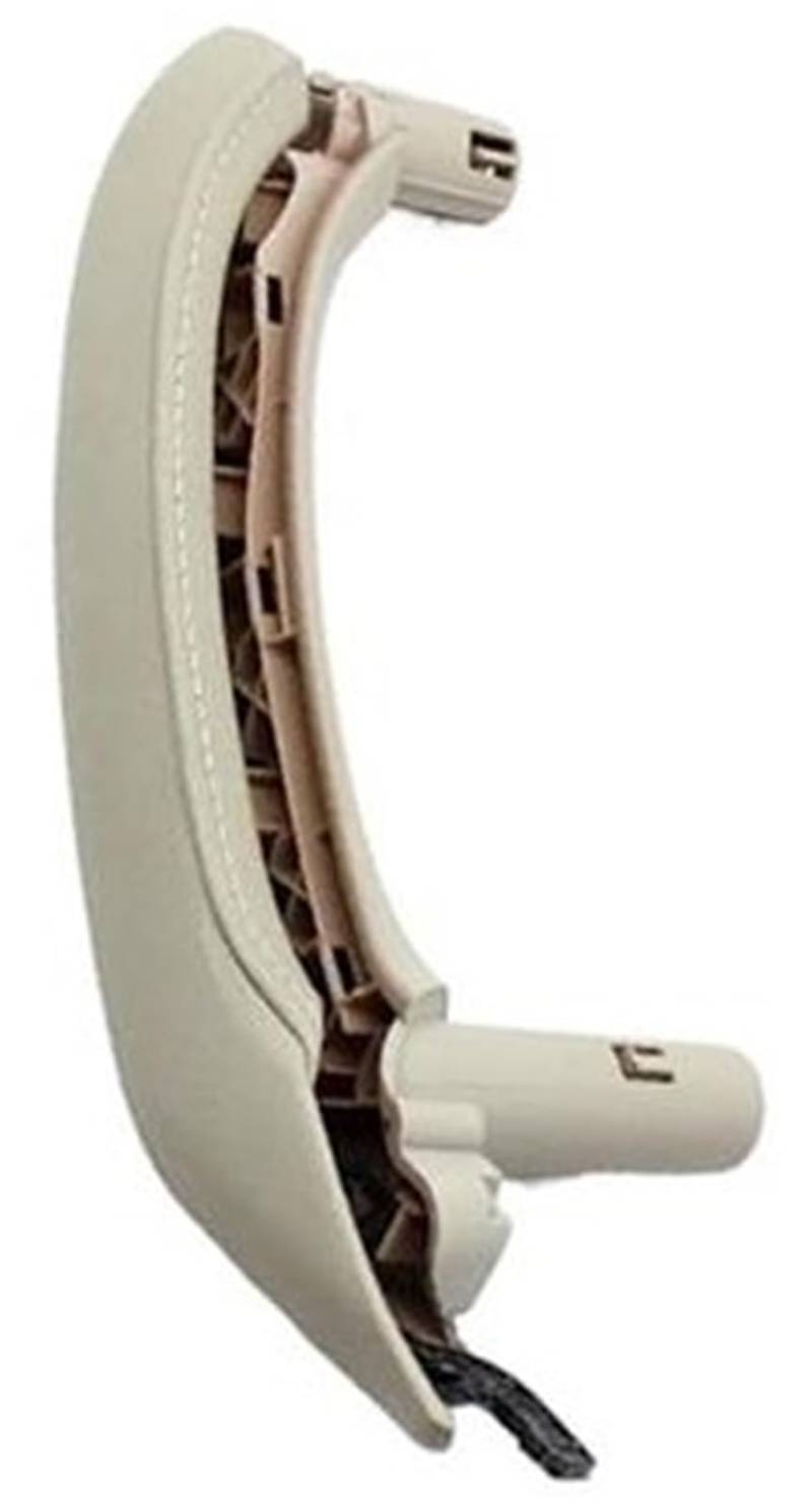 XYWOPO Linker rechter Auto-Innenraum-Beifahrertürgriff mit Griff-Außenabdeckungsverkleidungsbaugruppe, for, X3 X4 F25 F26 2010–2016 51417248502R 51417248501L Auto-Innentürgriff(Black Right Creamy) von XYWOPO