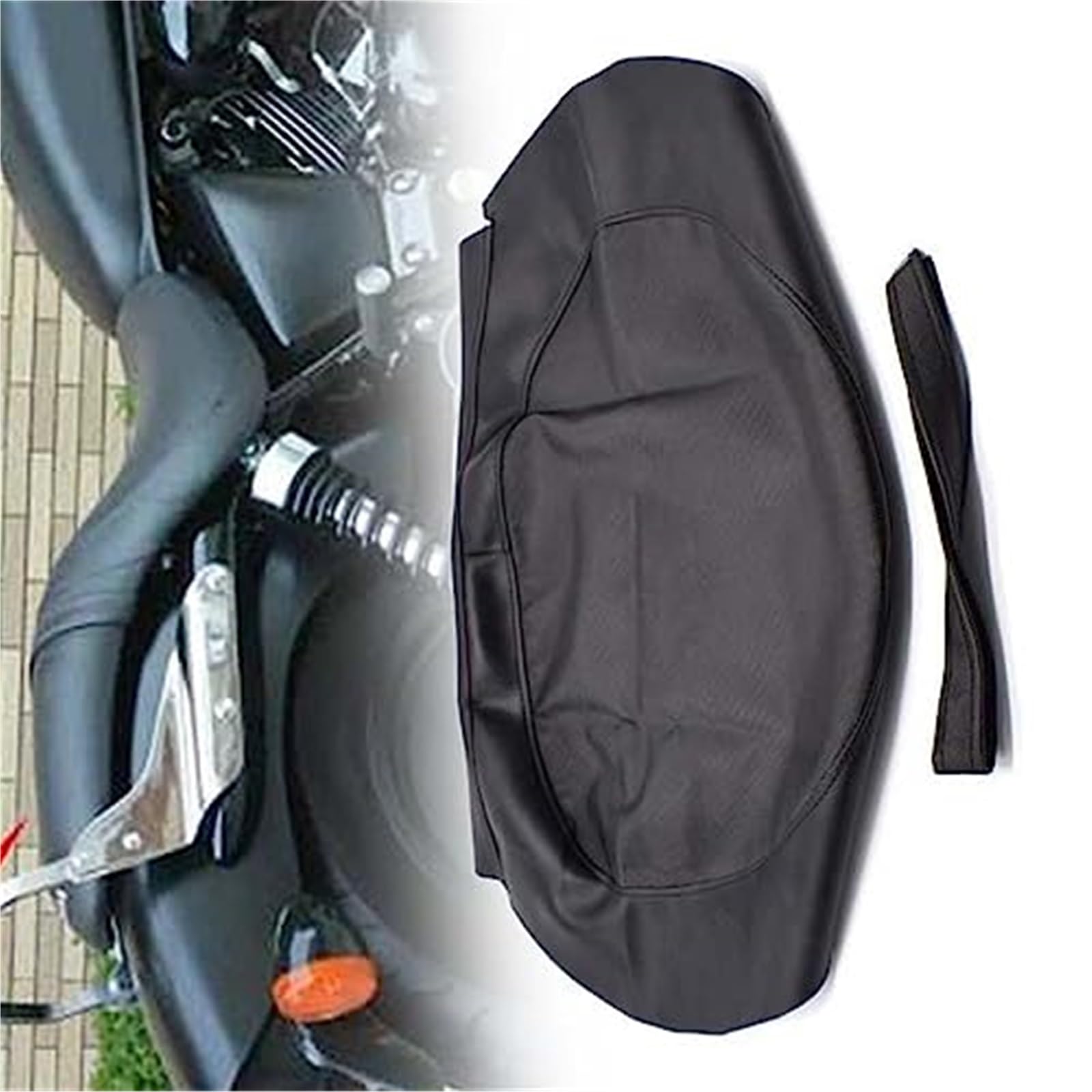 XYWOPO Motorrad, for Magna, 250 Dog 250 DD250 Dickes schwarzes PU-Leder, for Sitz, Bezug, Kissenschutz, wasserdichtes Dragon 250 Zubehör Motorrad-Sitzbezug XYWOPO Motorrad, for Magna, 250 Dog 250 DD250 Dickes schwarzes PU-Leder, for Sitz, Bezug, Kissenschutz, wasserdichtes Dragon 250 Zubehör Motorrad-Sitzbezug von XYWOPO