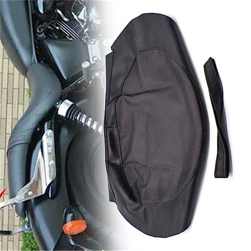 XYWOPO Motorrad, for Magna, 250 Dog 250 DD250 Dickes schwarzes PU-Leder, for Sitz, Bezug, Kissenschutz, wasserdichtes Dragon 250 Zubehör Motorrad-Sitzbezug von XYWOPO