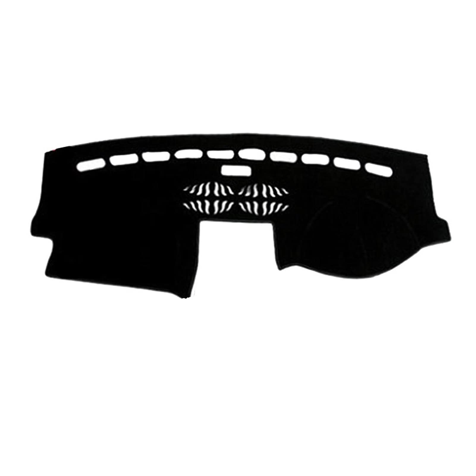 XYWOPO RHD Armaturenbrettabdeckung DashMat Silikon Rutschfester Sonnenschutz, for Touareg, 2003 2004 2005 2006 2007 2008 2009 2010 Auto-Armaturenbrettmatte(Black) von XYWOPO