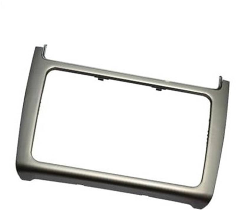 XYWOPO Radio-Stereo-Panel, 2-DIN-Autoradio, Einbau-Armaturenbrett, Umrüstsatz, Audio-Blendenblende, for Polo, 2014 2015 2016 2017 Autoradio-Armaturenbrett(Silver Grey) von XYWOPO
