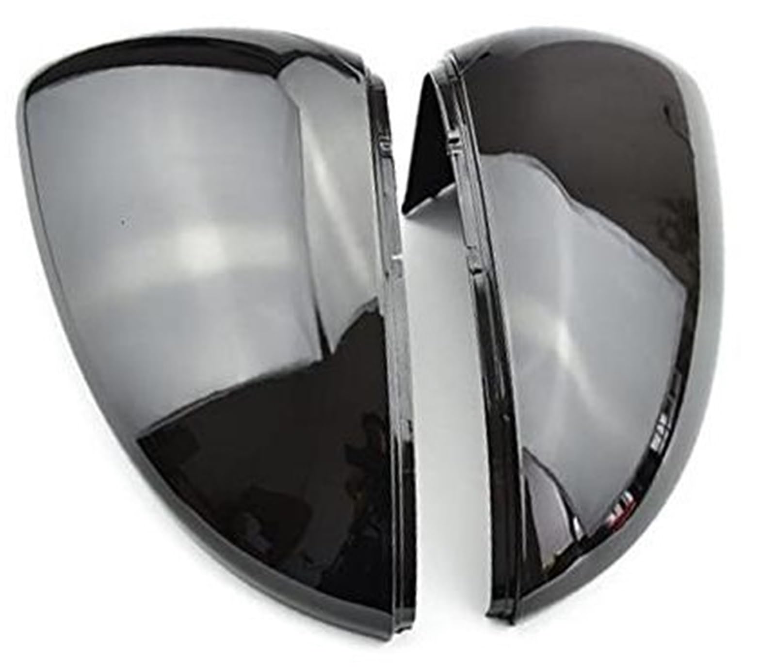 XYWOPO Rückspiegelabdeckung, Seitenflügel, Rückspiegelgehäuse, glänzend schwarz, for VW, for Golf, 7 MK7 MK7.5 GTI R GTE GTD 2013–2018 Auto-Außenspiegelabdeckung(Black Bright Black) von XYWOPO